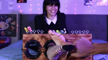 Goddess Liv - Wednesday Tries the Stocks.webp