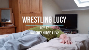 Wrestling Lucy - Lucy 77 - Naughty Nurse 11 - White Stockings Therapy Close Up.webp
