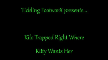 Tickling Footworx - Kilo Trapped Right Where Kitty Wants Her.webp