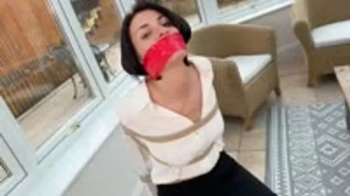 TAPE GAG SECRETARY BONDAGE.webp