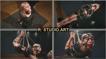 Bramble - Long Bondage & Gag Slave Training - From Leather Restraints and Bastinado to Rope Hogtie Suspension (FULL HD M.webp