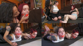 Rainbow Lau and Shelvy tied up and gagged by Pilu!.webp