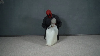 Special Agent vs Deadpool Bondage with a White Big Balloon Part 2.webp