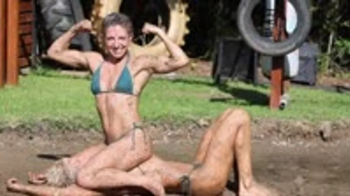 Female Mud Wrestling - Lora Cross Vs Lexi Art.webp