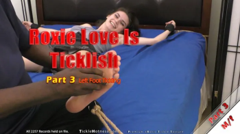 Roxie Love Is Ticklish - Part 3 - Left Foot Tickling.webp