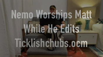 Nemo Worships Matt While He Edits.webp