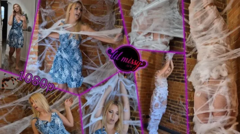 Lil Missy UK in Untidy housewife webbed, bitten and cocooned by huge spider 1080p.webp