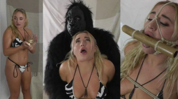 Zoey Ziptie & Lil Missy; Jungle Girl & Laura Craft -The Guardian Gorillas of the Golden Skull- Part One.webp