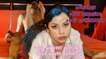 ''Did My Feet Slip Into Your Mouth Again-'' (Savage) - Foot Gagging - Foot Domination - Bondage - Deep Feet - Foot Worsh.webp