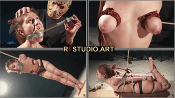 Little Agness - Urban Explorer Caught 2 - Large Sponge Gag, Tight Rope Hogtie, and Tied Tits (FULL HD MP4).webp