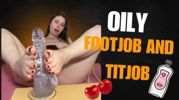 Oily foot and tit job.webp