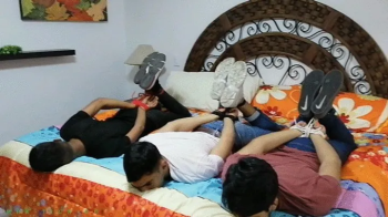 Twink Gang Hogtied Tickling & Toe Sucking.webp