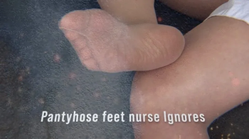 Nurse Eve in Pantyhose Ignores her Patient 01.webp