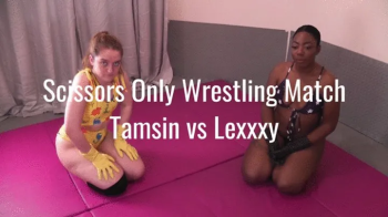 MAT WRESTLING Tamsin vs LEXXXY SCISSORS ONLY MATCH.webp
