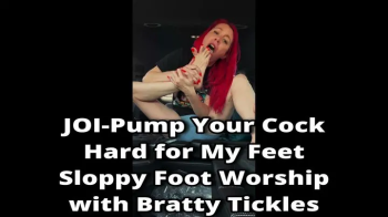 Pump Your Cock For My Feet - JOI & Self Foot Worship Bratty Tickles.webp