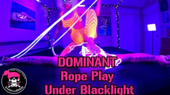 GoddessBBGRL's NEON FEMDOM - Bondage Tie Interlude - 720p.webp