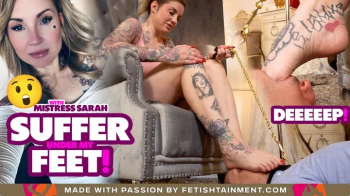 Do you suffer under my feet, or do you rather enjoy it- ( Foot Domination with Mistress Sarah ) - 4K UHD MP4.webp