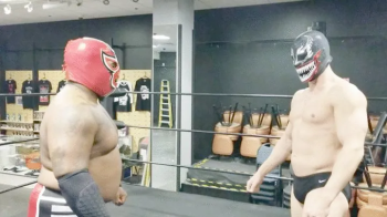 Lucha Action- The Masked Redstar!.webp