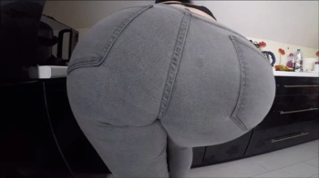 Farting in tight Grey jeans.webp