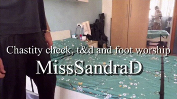 Chastity check, tease&denial and foot worship PART ONE.webp