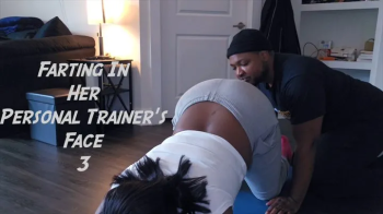 Farting In Her Trainer's Face 3- Hershey Gassy Workout.webp