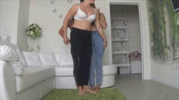 Janin strongly tramples feet and soles of LorY and Evelina Je.webp