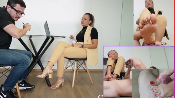 Sexy teacher Seduces student and make him worship or she will tell - Queen Lytta - FOOTJOB - FOOT WORSHIP - FLATS - SWEA.webp