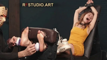 Little Agnes - Tickling the cute tiny feet in stocks (UHD 4K MP4).webp