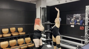 6 foot giantesses take on 2 tiny wrestlers.webp