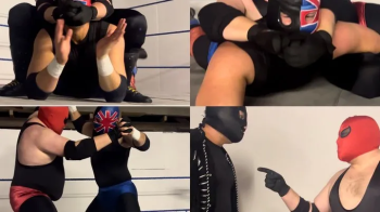 Masked man taps out 4 times.webp