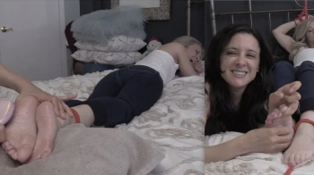 THE BITCH TICKLED OUT OF DEE - Goddess Dee, Jamie Daniels, Tickling, Bondage - WMV.webp