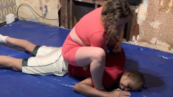 Competitive wrestling session with Sassy Savage.webp