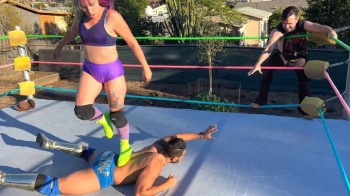 Morrigan Destroys Male Tag Team.webp