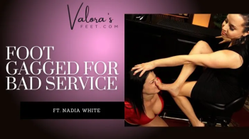 Foot Gagged For Bad Service (Custom Order).webp