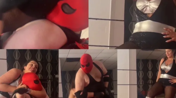 mixed wrestling male jobber takes multiple STINKFACES, VICTORY POSES, KICKS & FOOT ON CHEST PINS.webp