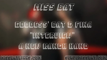 Goddess' Bat & Fina -Interview- A New Ranch Hand.webp