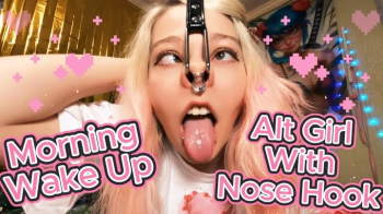 Morning Wake Up Alt Girl With Nose Hook.webp