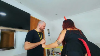 Farting Brazilian domination, by Miss Ariel and Slave Rebbit Guy, (cam by Manu) FULL HD.webp