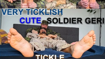 barefoot very ticklish soldier Geri.webp