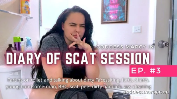 Diary of a Toilet Session Ep #3 - Farting on toilet and talking about dirty facessiting, sharts, pee, dirty handjob, ass.webp