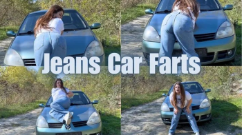 Stinky Car Farting Queen In Jeans.webp