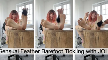 Sensual Feather Barefoot Tickling with JOI.webp