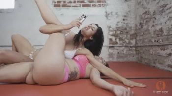 Queen Aradika Humiliated and Punished by Bianca Blance - Face-Sits Aradika and makes her Kiss Her Ass after losing the W.webp