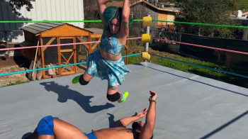 Morrigan Vs Mike Singles match.webp