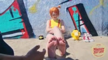 Kiki The Cosplayer Has Her Feet Tickled In Public.webp