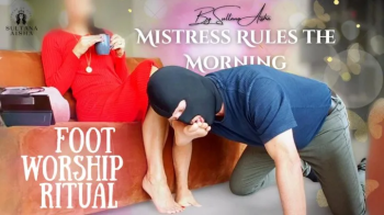 Mistress Rules the Morning Foot Worship Ritual.webp