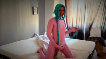 Pink Jinx VS Dildoman In Bedroom - Full Polish Language.webp