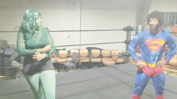 She-Hulk Piledrives Superman!.webp