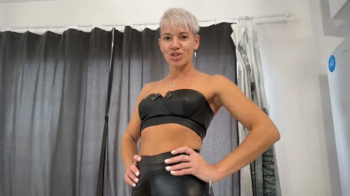 Mistress Ruslana In Shiny Leggings Train Slave Woman Weronika - Part 1 - Russian Language.webp