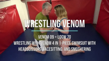 Venom 09 - Wrestling With Venom 4 in 1-piece swimsuit with Headscissors, Facesitting, and Smothering.webp